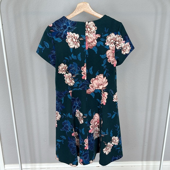 Eliza J Green and Pink Floral A-line Dress - Picture 4 of 6